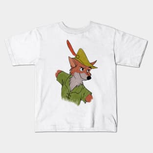 Robin Hood Water Color Kids T-Shirt